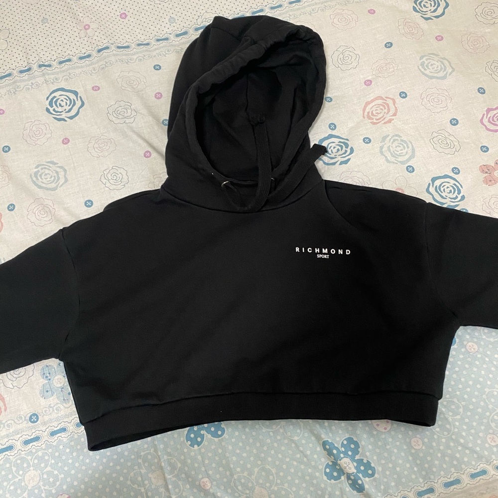 Richmond Sport Cropped Hoodie. Size L